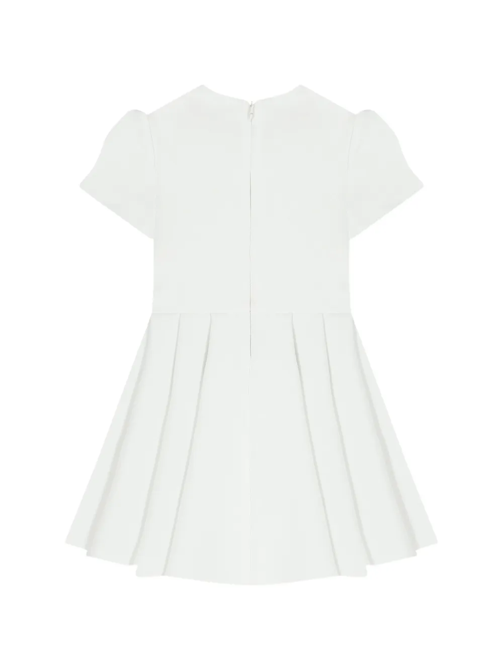 Elisabetta Franchi Kids Jurk verfraaid met logo Wit