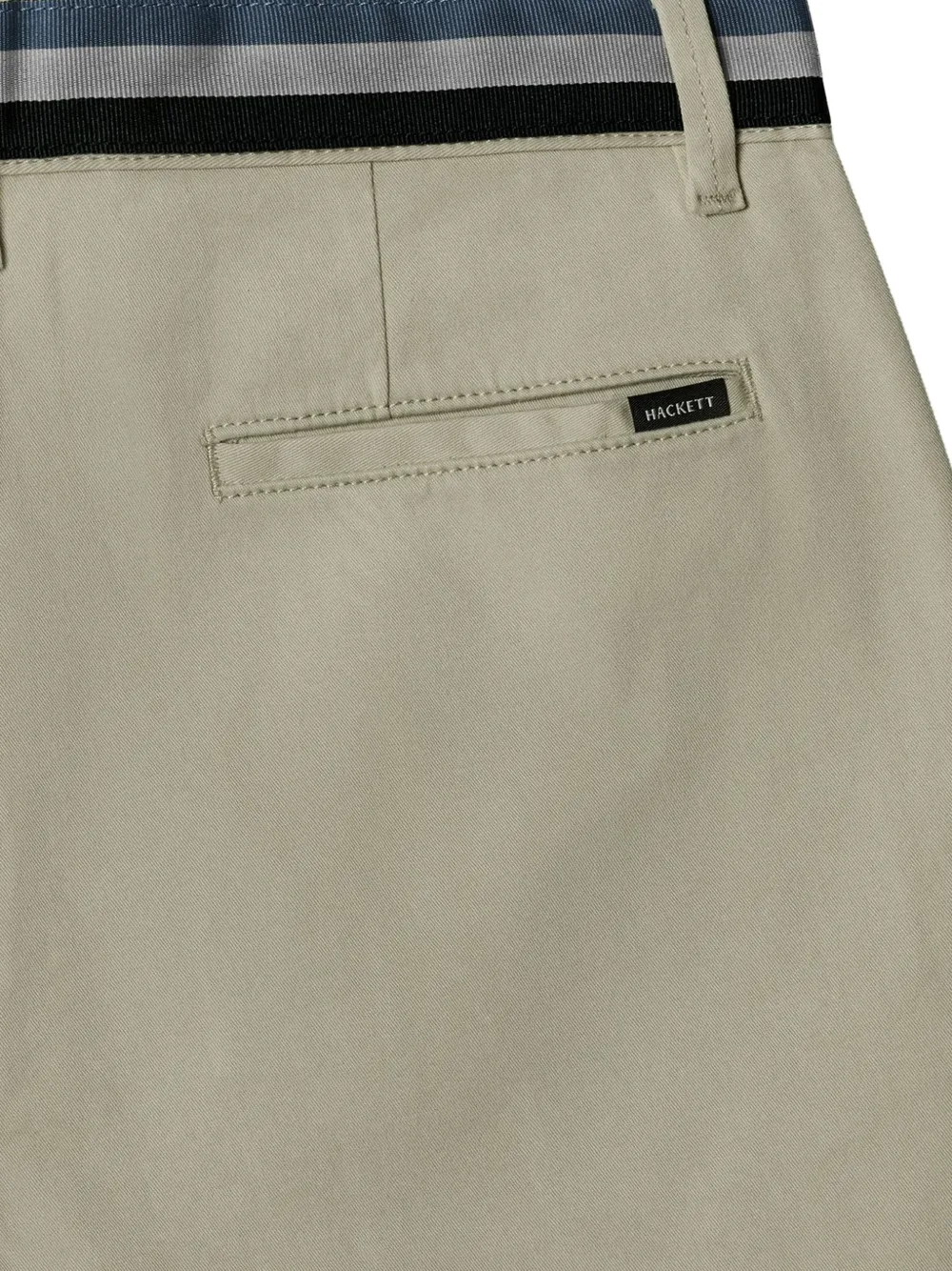 Hackett London Shorts met geborduurd logo Beige