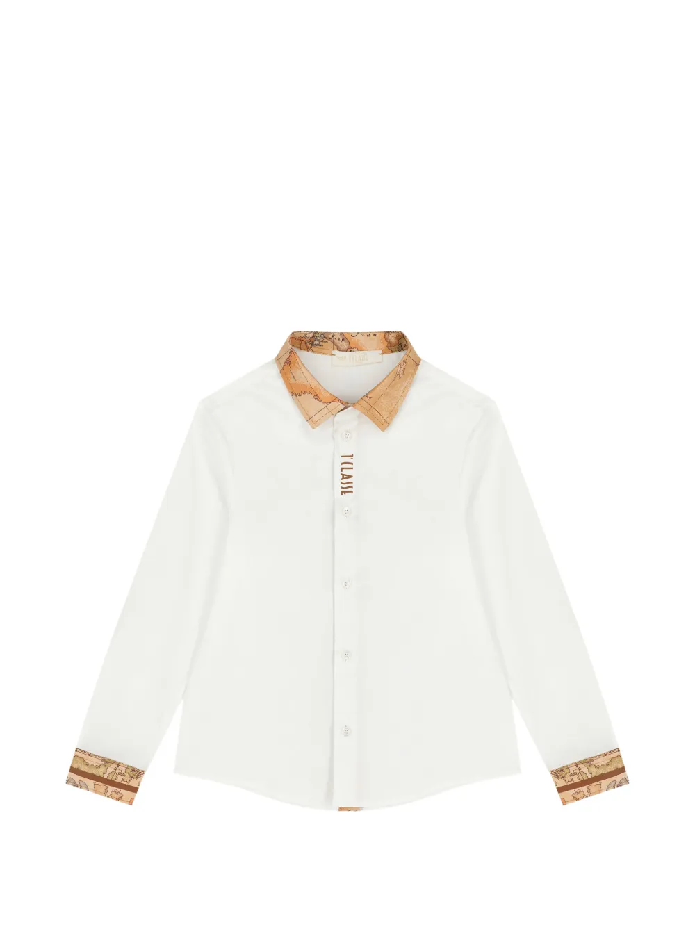 Alviero Martini Kids Geo Map Hemd - Weiß