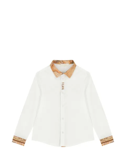 Alviero Martini Kids camisa Geo Map