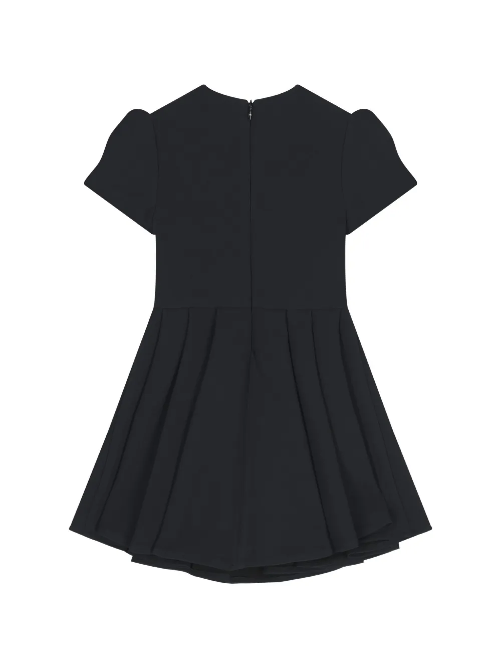 Elisabetta Franchi Kids Jurk met versierde hals Zwart