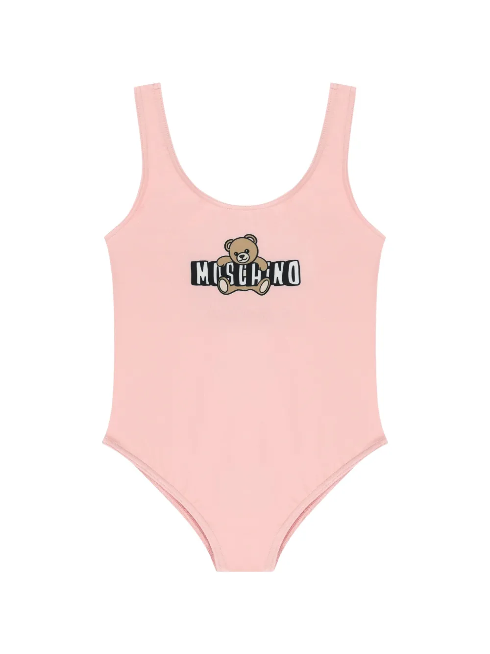 Moschino Kids Costume da bagno Teddy Bear con stampa - Rosa