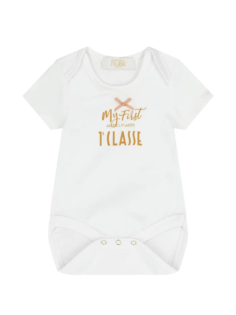 Alviero Martini Kids Vijf babypakjes met print Wit