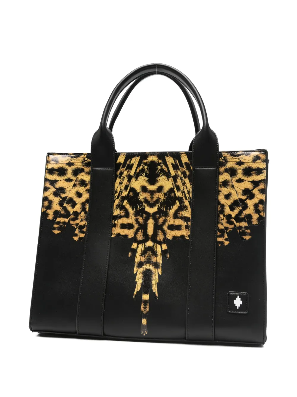 COUNTY OF MILAN leopard-print tote bag - Nero