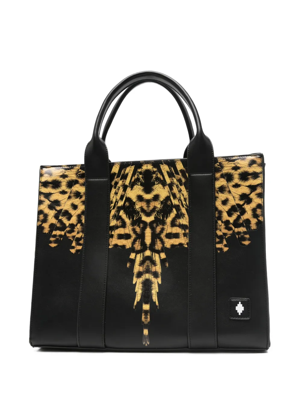 COUNTY OF MILAN leopard-print tote bag - Nero