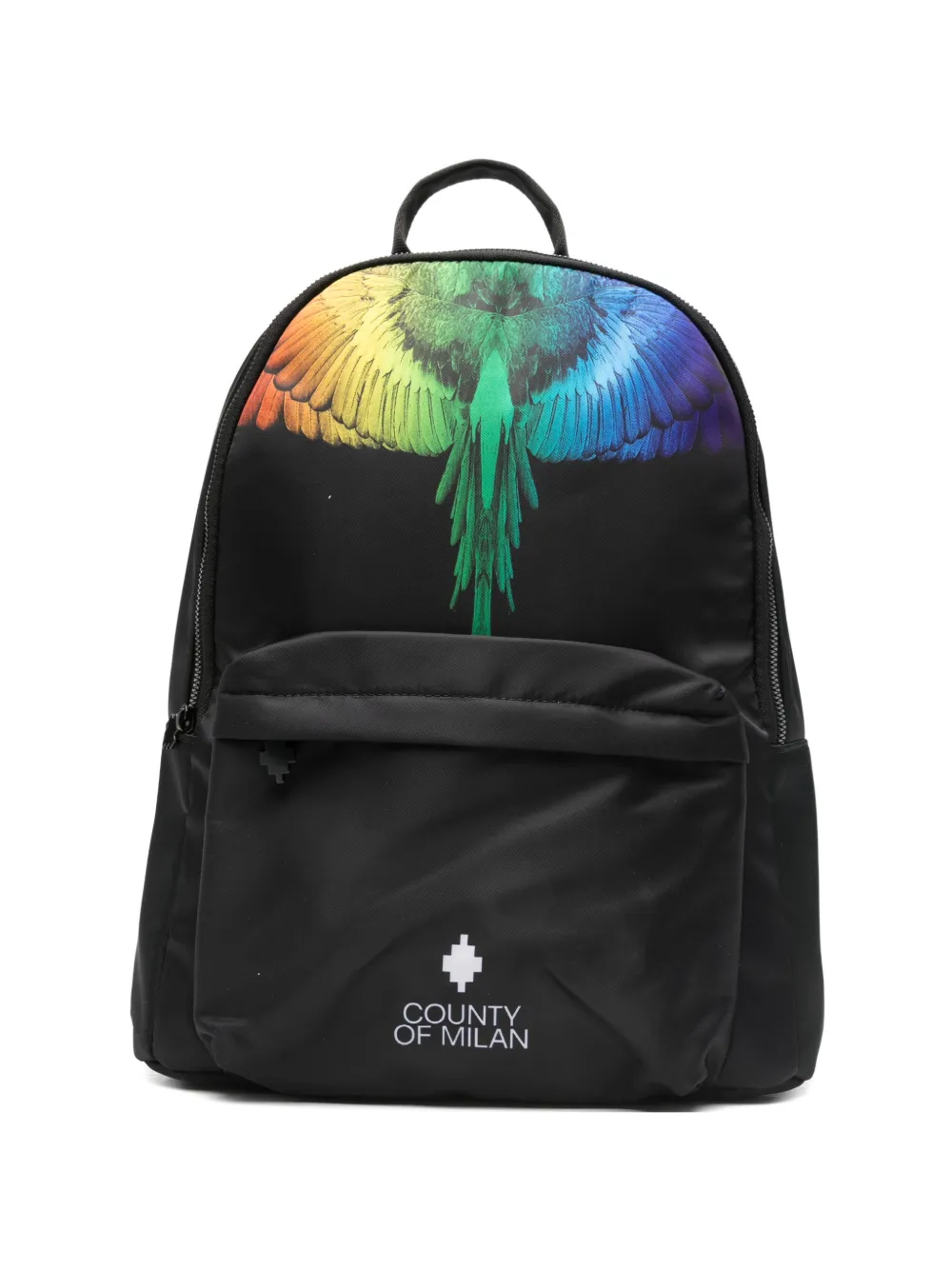 COUNTY OF MILAN logo-print backpack - Nero