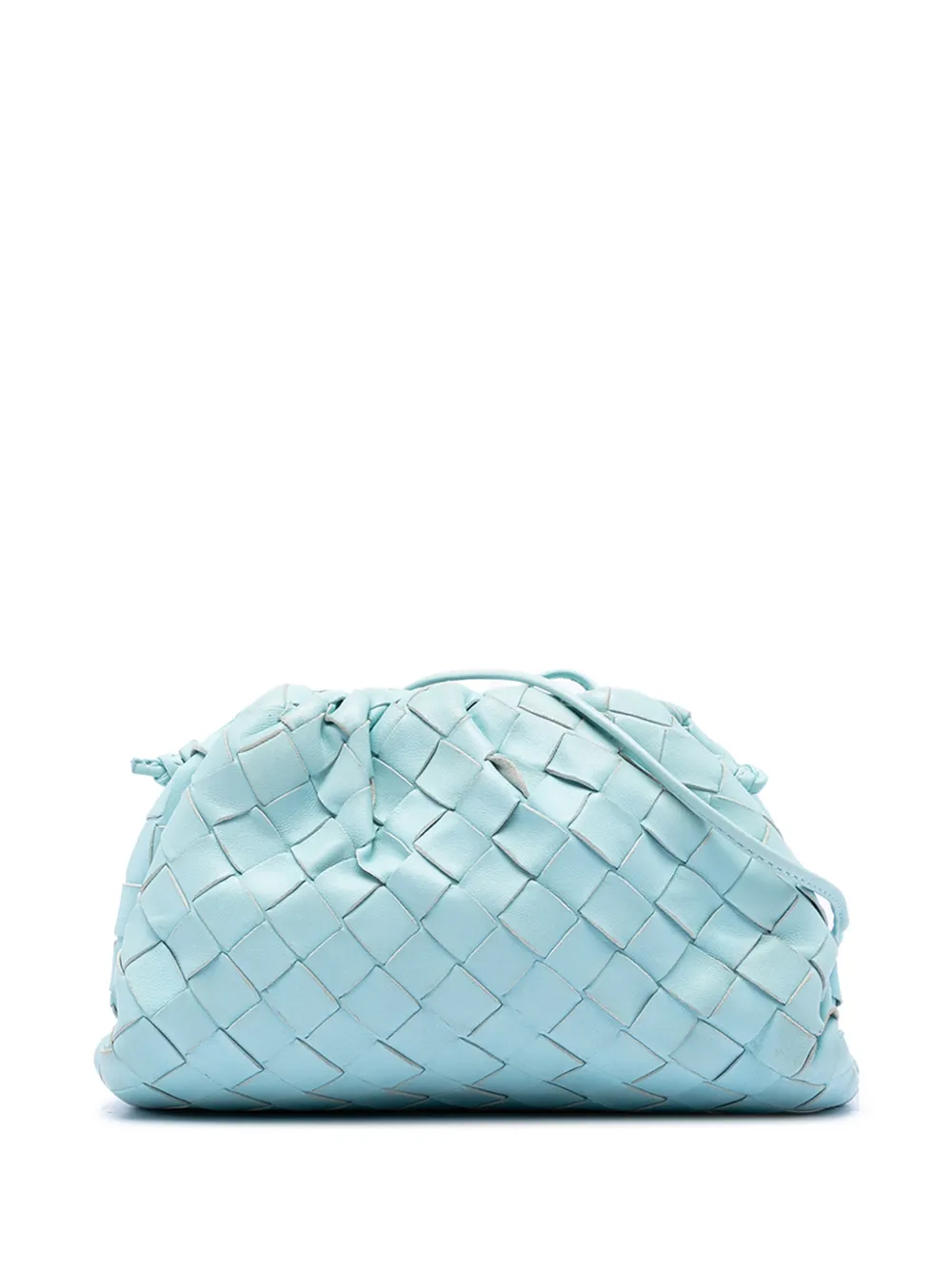 Bottega Veneta Pre-Owned 2012-2025 Nappa Intrecciato The Mini Pouch crossbody bag - Blu