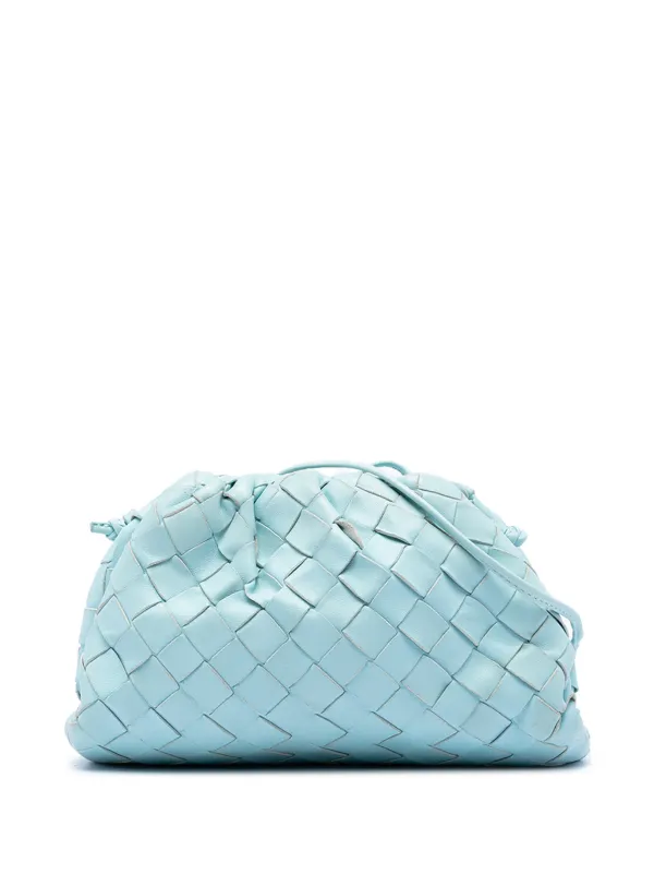 Bottega Veneta Carmel Nappa Intrecciato The Mini Pouch  Pre-Loved Bottega Veneta Nappa Intrecciato The Pouch display picture 1