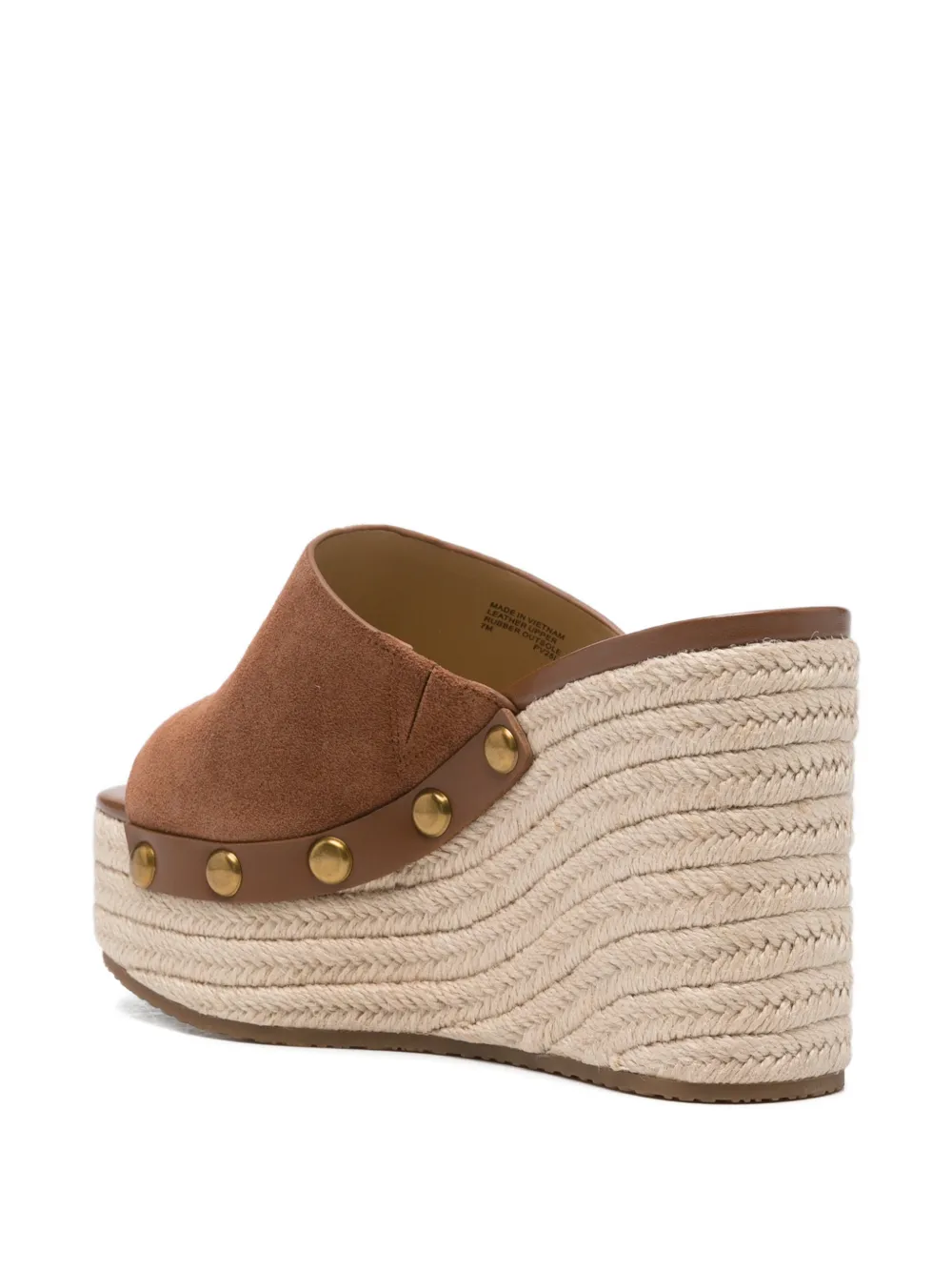 Michael Kors Mayes sandalen met plateauzool Bruin