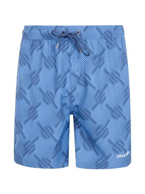 Daily Paper graphic-print drawstring swim shorts