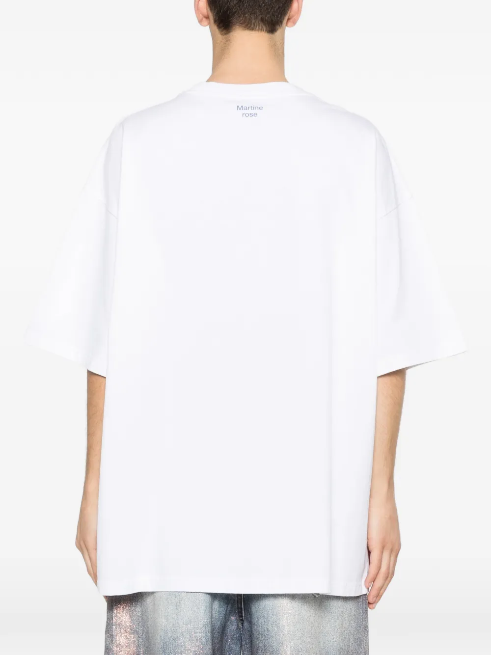 Martine Rose T-shirt met print Wit