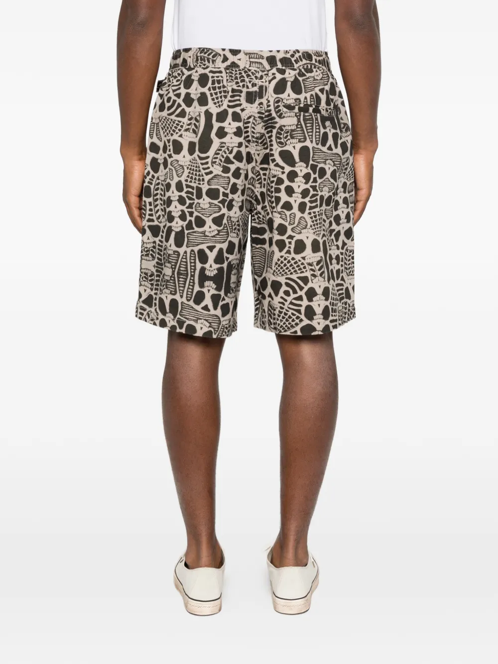 Brain Dead Skull Climber shorts Beige