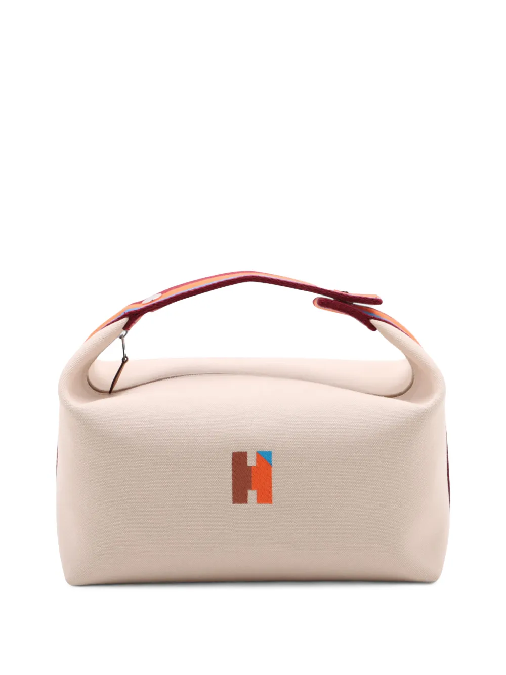 Hermès Pre-Owned 2020-2025 Large Toile Bride A Brac H Pavillon Case vanity bag - Rosso