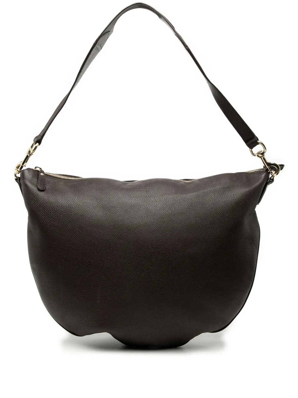 Gucci Pre-Owned 2000-2015 Calfskin Half Moon hobo bag - Marrone