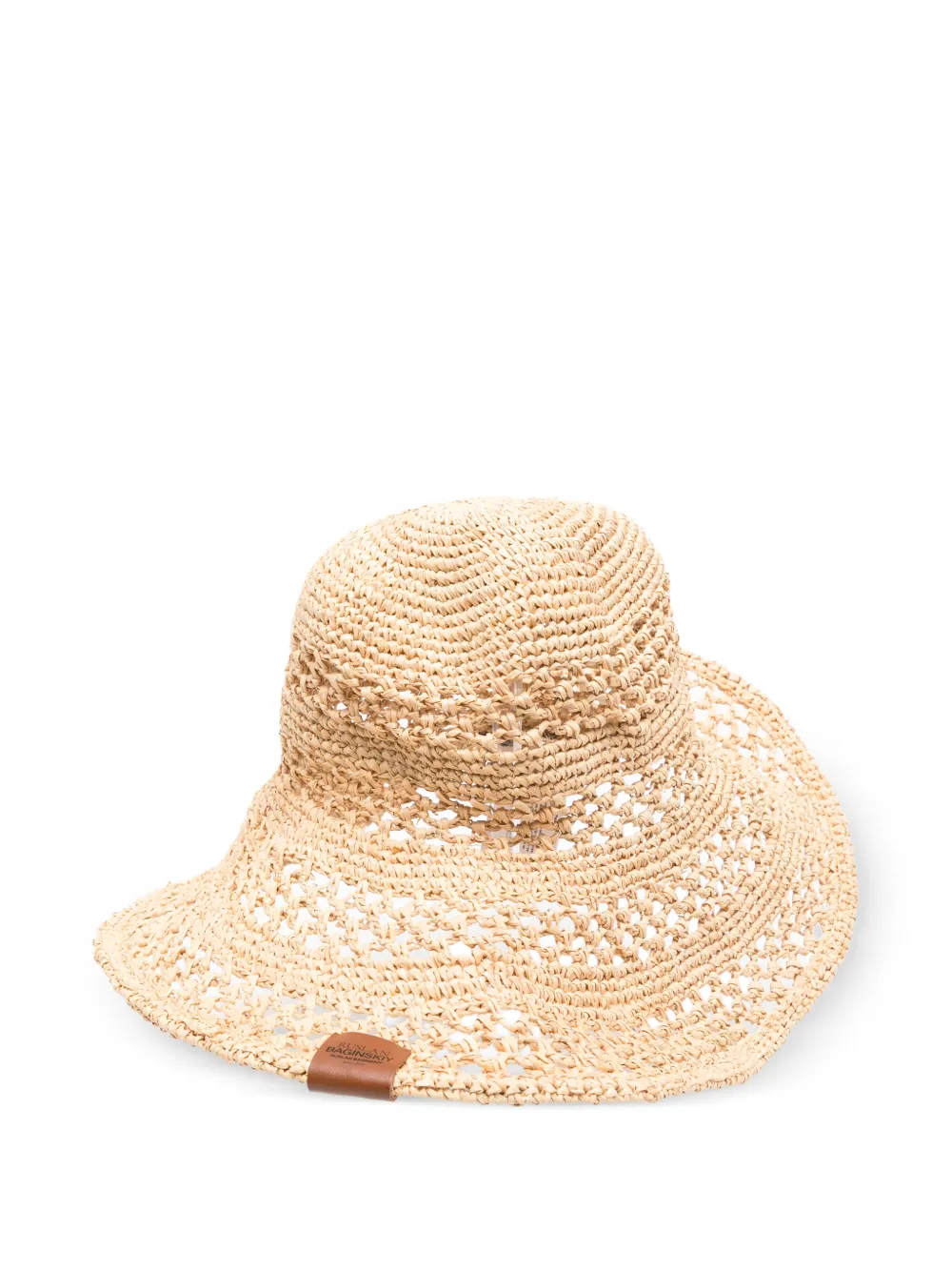 Ruslan Baginskiy straw knit hat - Toni neutri