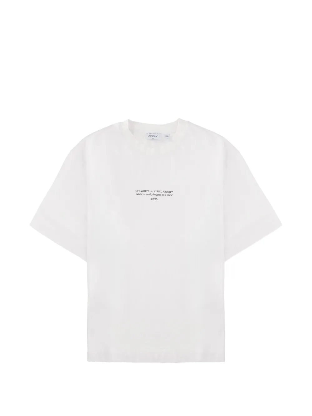 Off-White logo-print T-shirt - Bianco