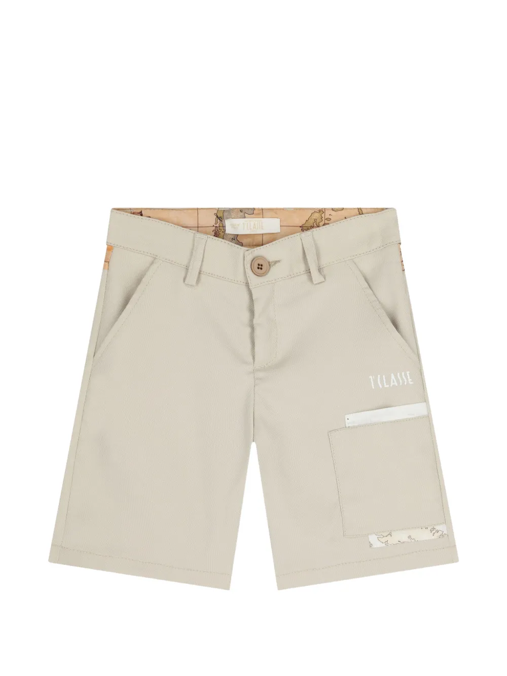 Alviero Martini Kids Shorts 1ᴬ Classe Geo Map - Toni neutri