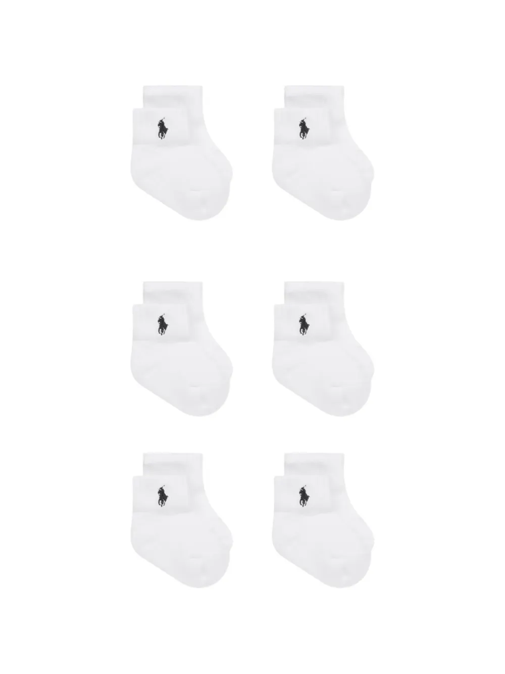 POLO RALPH LAUREN KIDS Calzini Polo Pony (6 pezzi) - Bianco