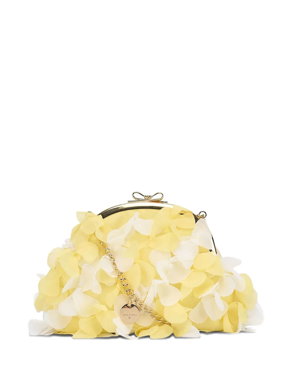 Abel & Lula Borsa a spalla 3D Flowers - Giallo