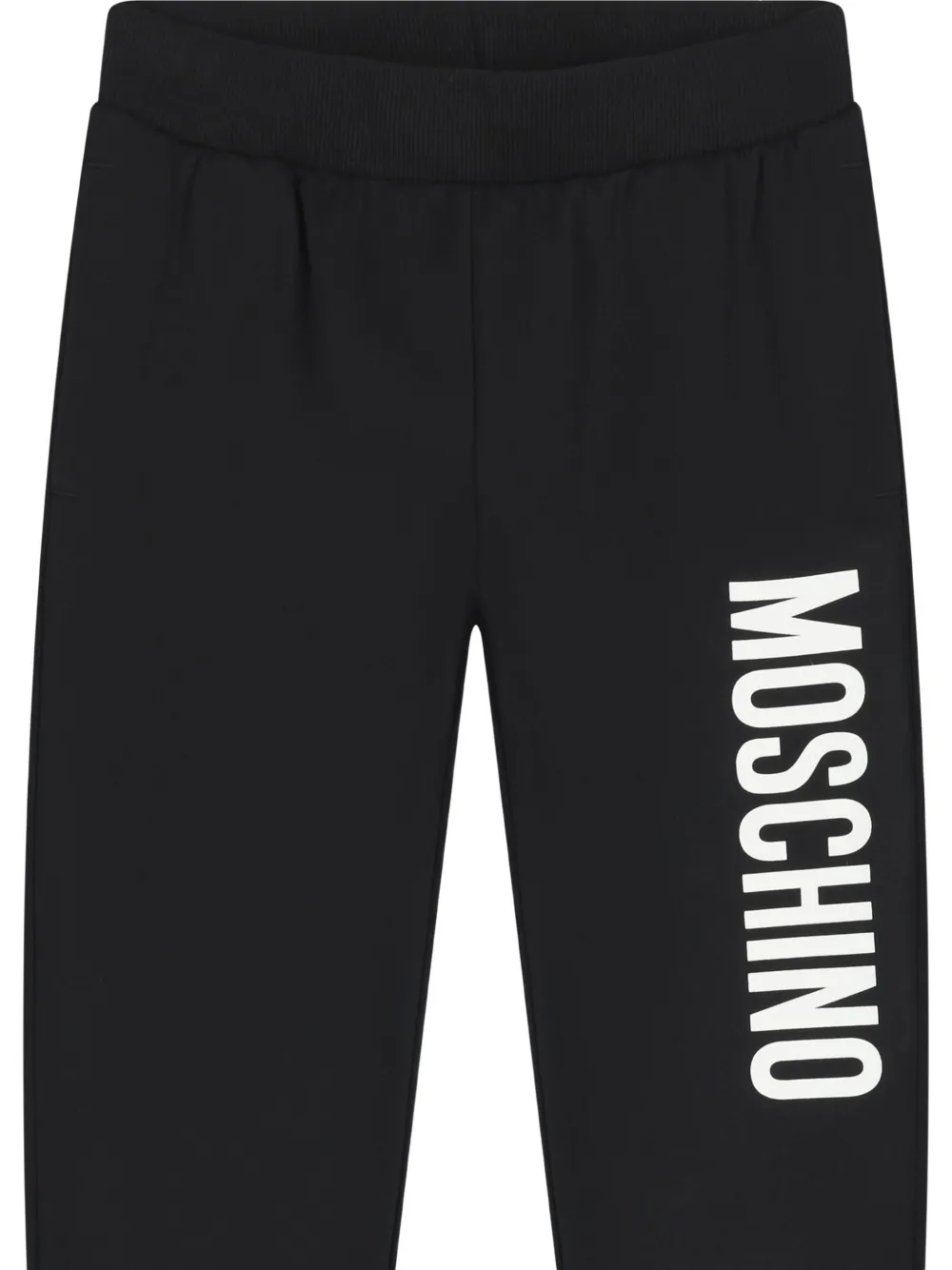 Moschino Kids Trainingsbroek met logoprint Zwart