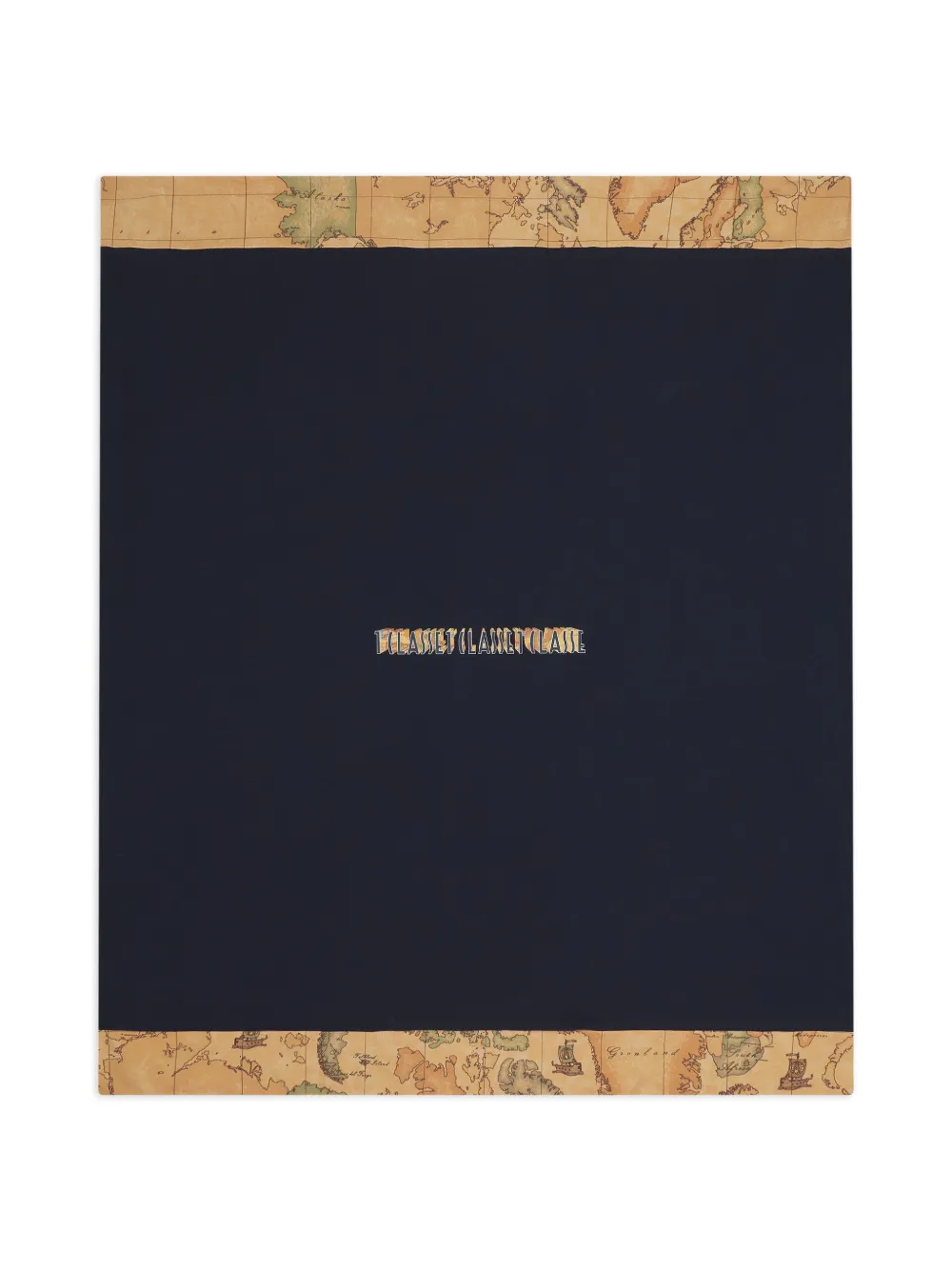 Alviero Martini Kids Coperta con stampa - Blu