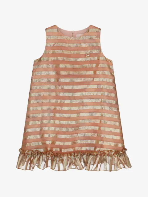 Alviero Martini Kids vestido con motivo de rayas