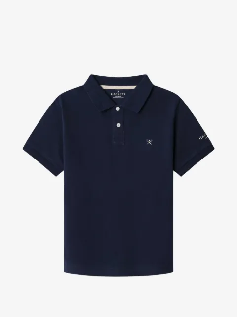 Hackett London logo-embroidered polo shirt