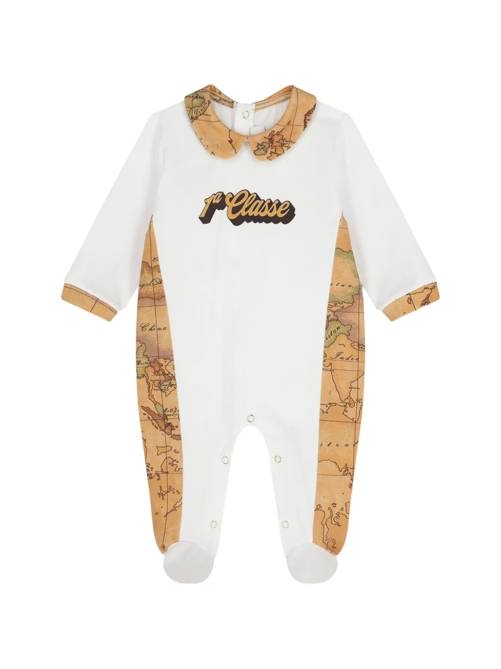 Alviero Martini Kids Twee babypakjes met print Wit