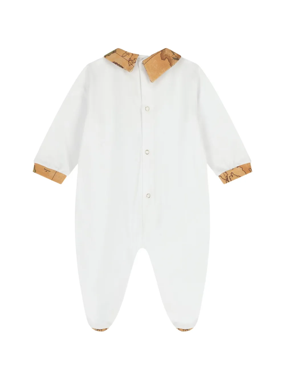 Alviero Martini Kids Romper muts en slabbetje Wit