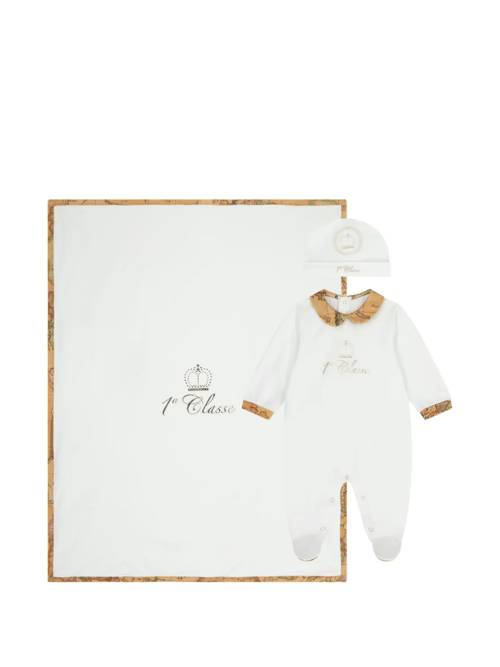 Alviero Martini Kids Strampler mit Print (3er-Set) - Weiß