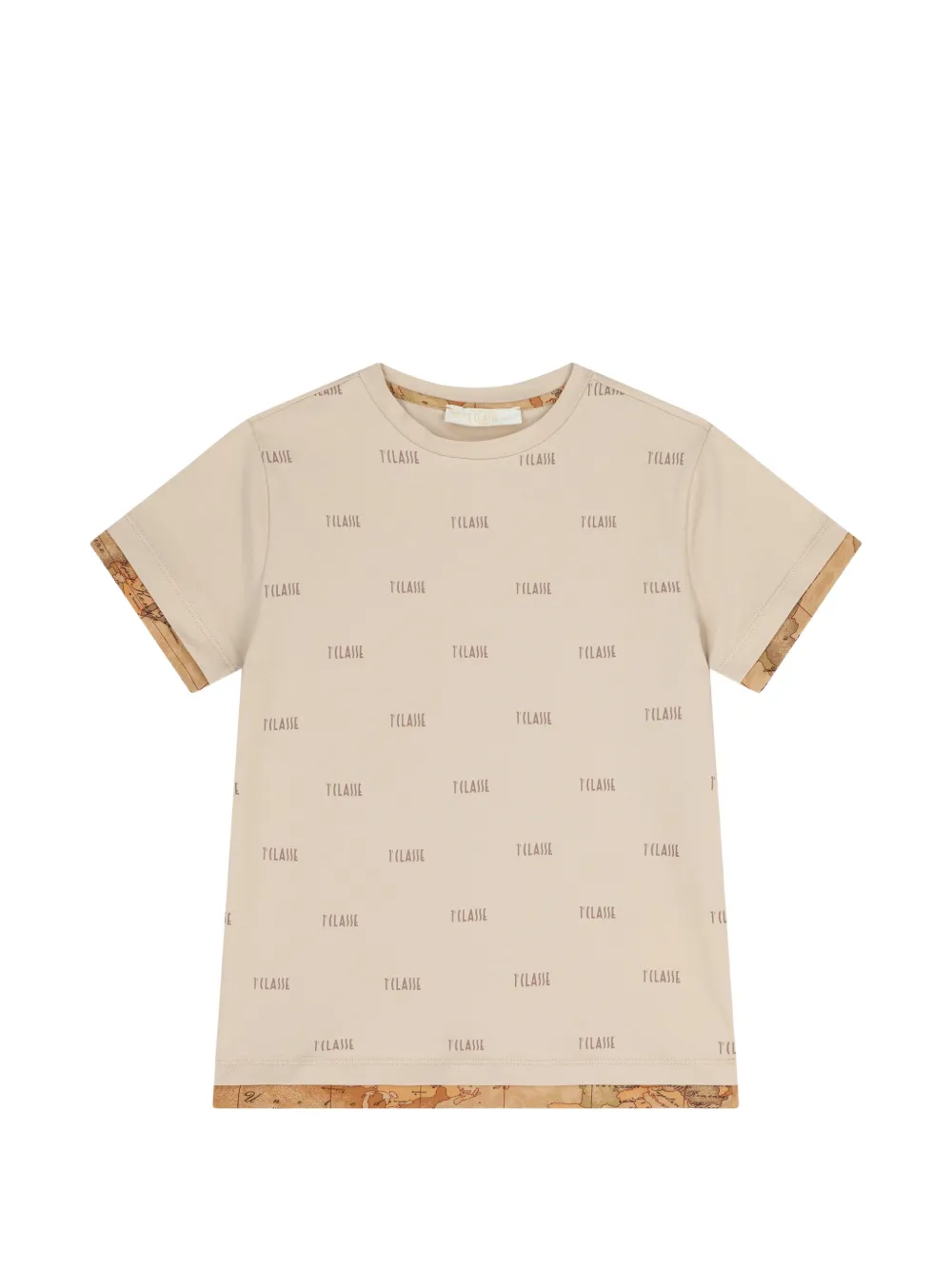 Alviero Martini Kids T-shirt con stampa - Toni neutri