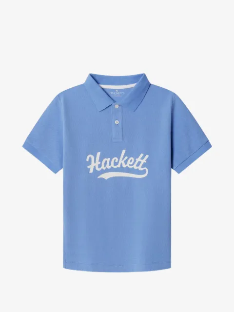 Hackett London logo-print polo shirt
