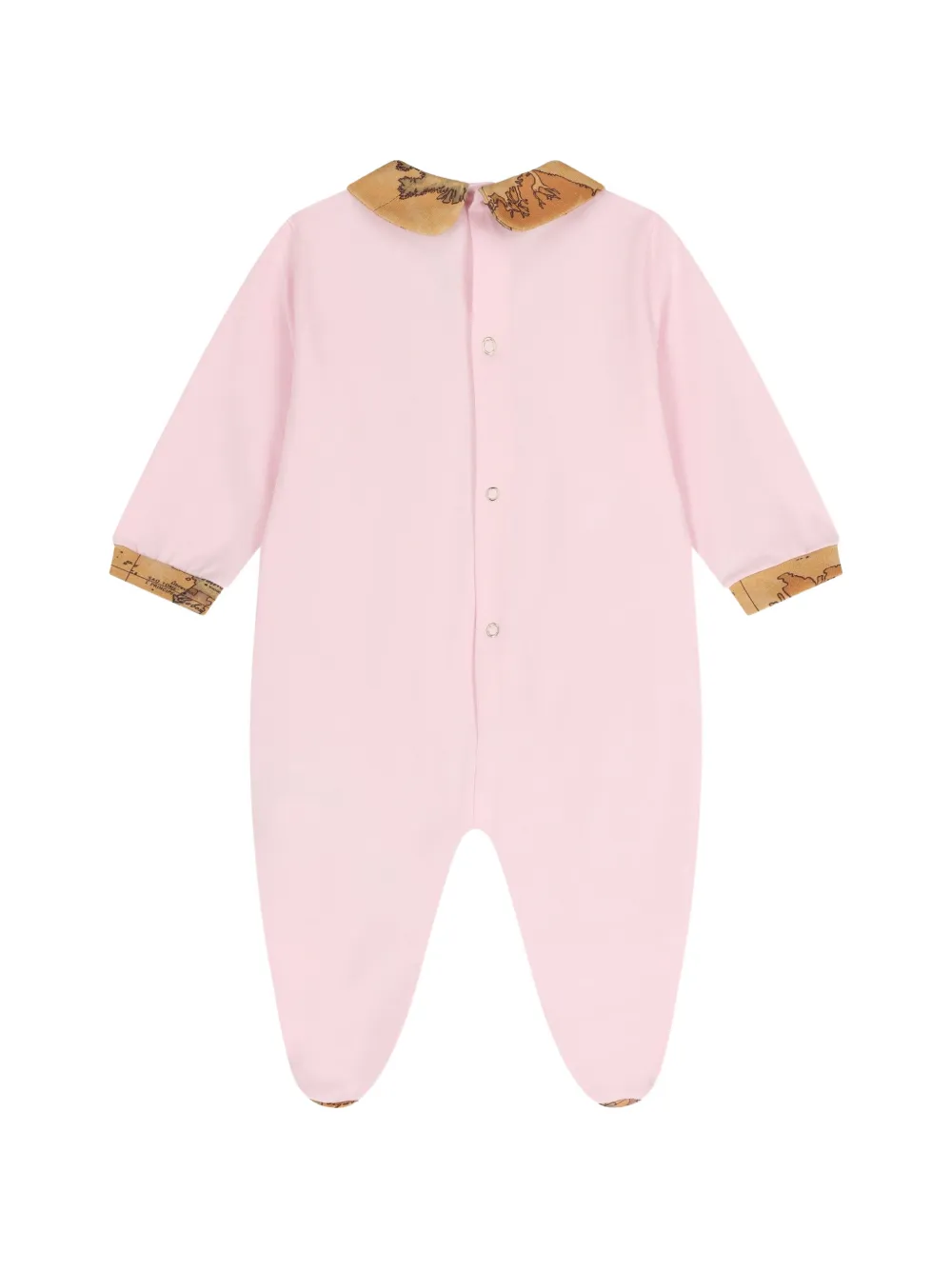 Alviero Martini Kids Drie rompers met kaartprint Roze