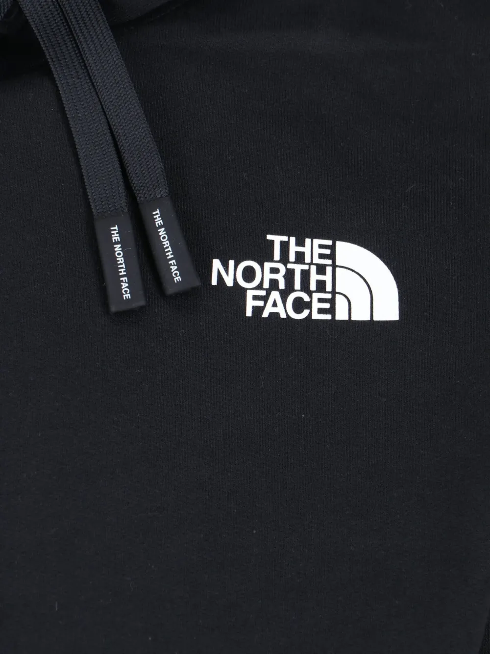 The North Face Hoodie met geborduurd logo Zwart