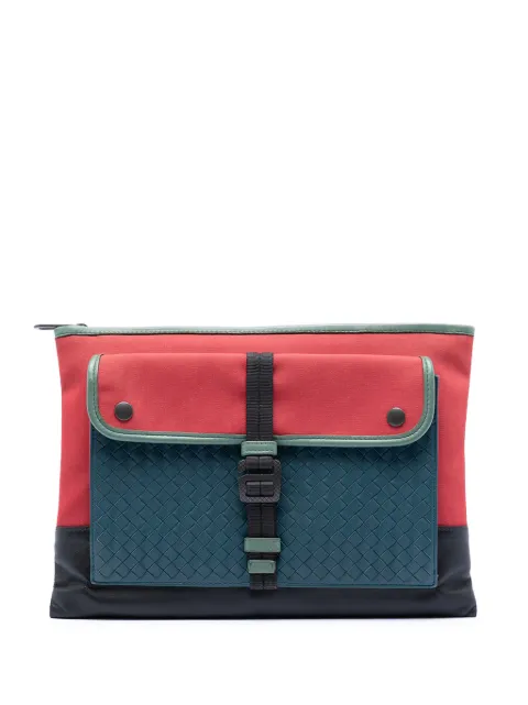 Bottega Veneta Pre-Owned 2012-2025 Intrecciato Clutch aus Nappaleder