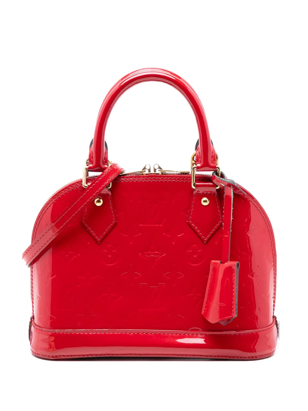 Louis Vuitton Pre-Owned 2018 Monogram Vernis Alma BB satchel - Rot