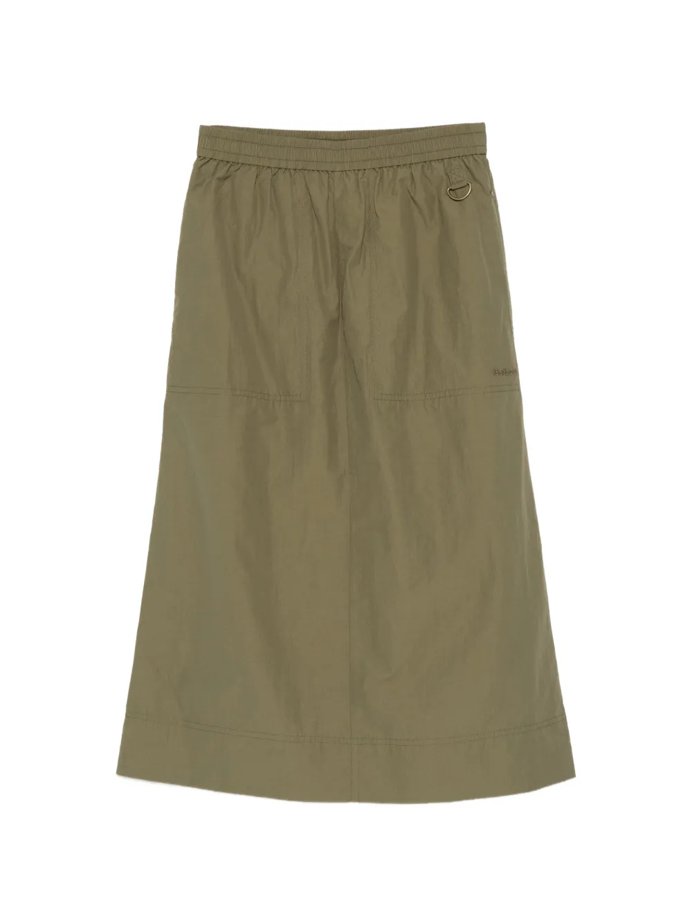 Barbour elasticated-waistband skirt - Verde