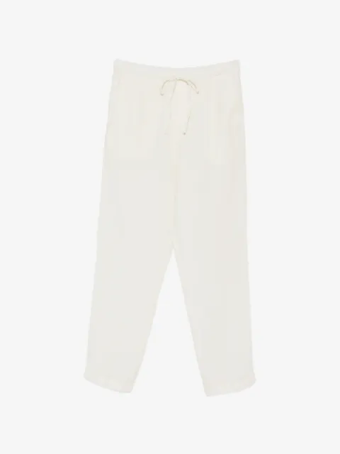 120% Lino drawstring trousers