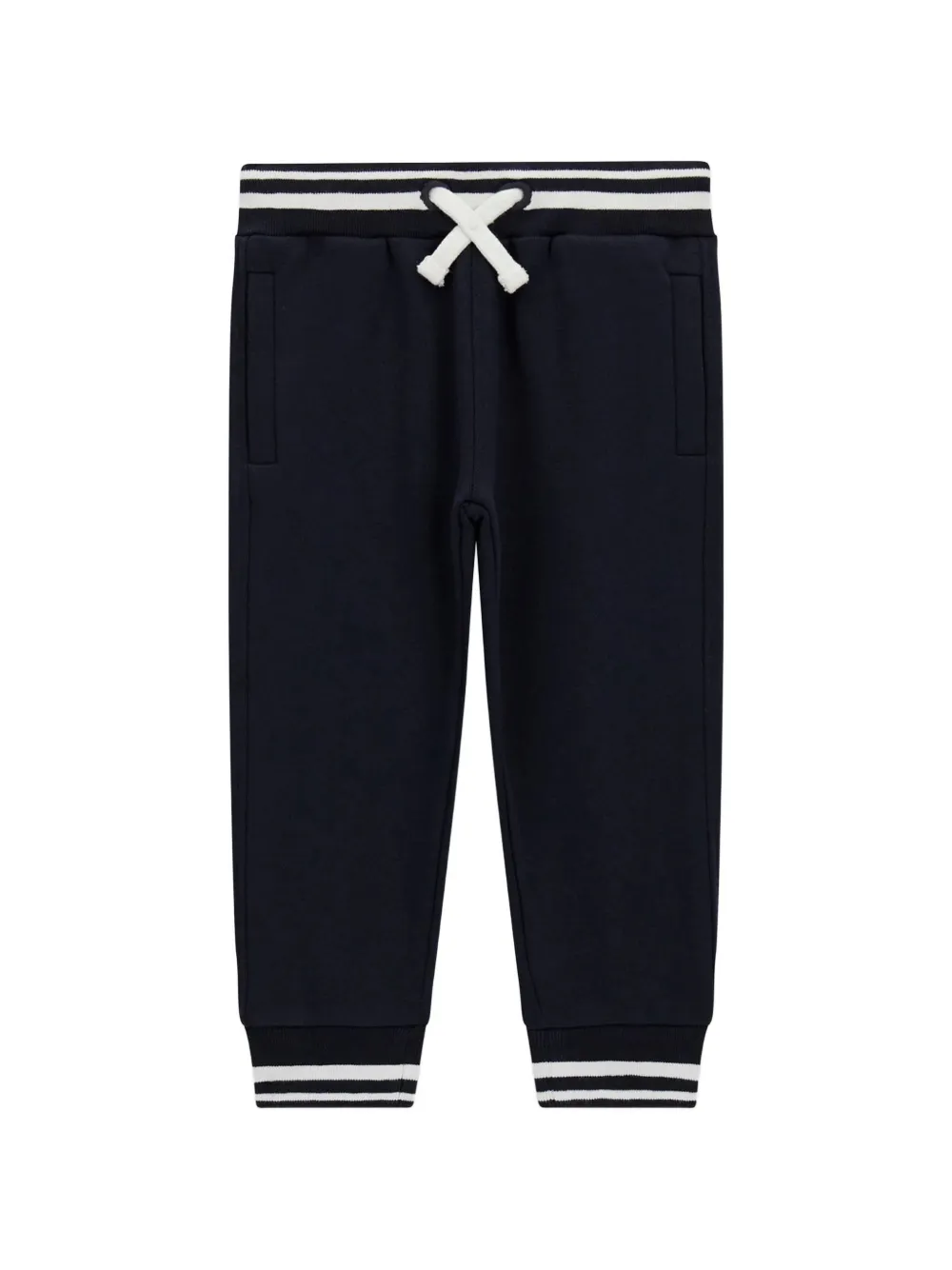 guess kids striped drawstring track pants - Blu