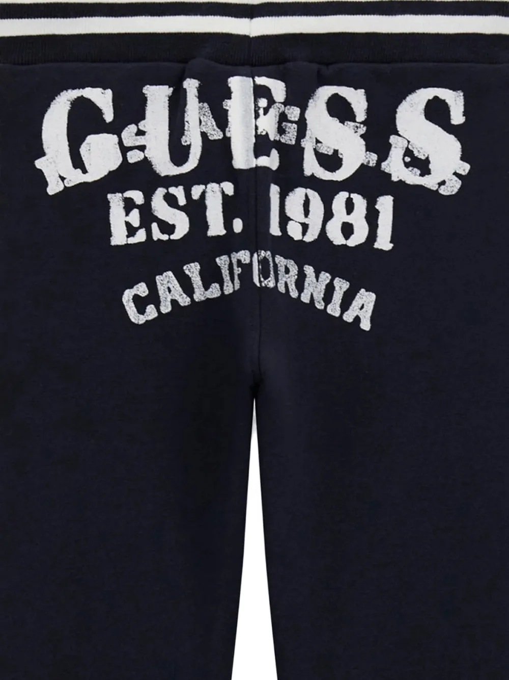 guess kids Gestreepte trainingsbroek Blauw