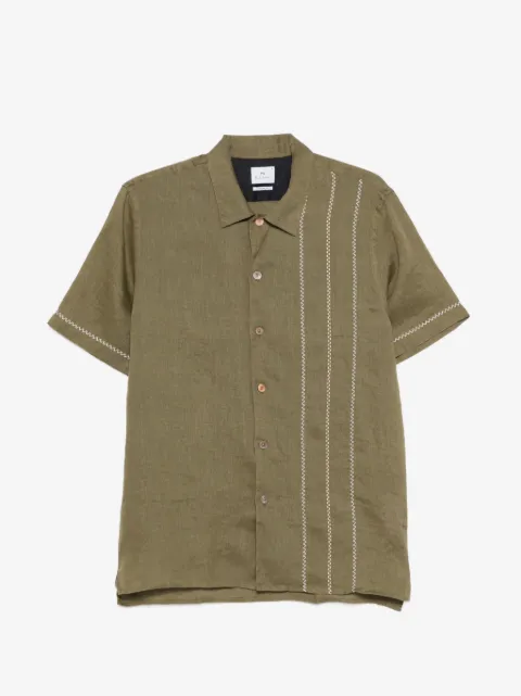 PS Paul Smith camisa manga corta bordada