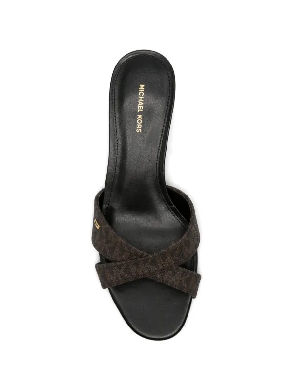 Michael Michael Kors Cassidy criss-cross Sandals | Brown | FARFETCH ID
