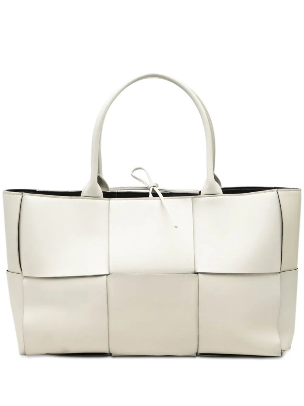 Bottega Veneta Pre-Owned 2012-2026 Medium Nappa Maxi Intrecciato Arco tote bag - Bianco