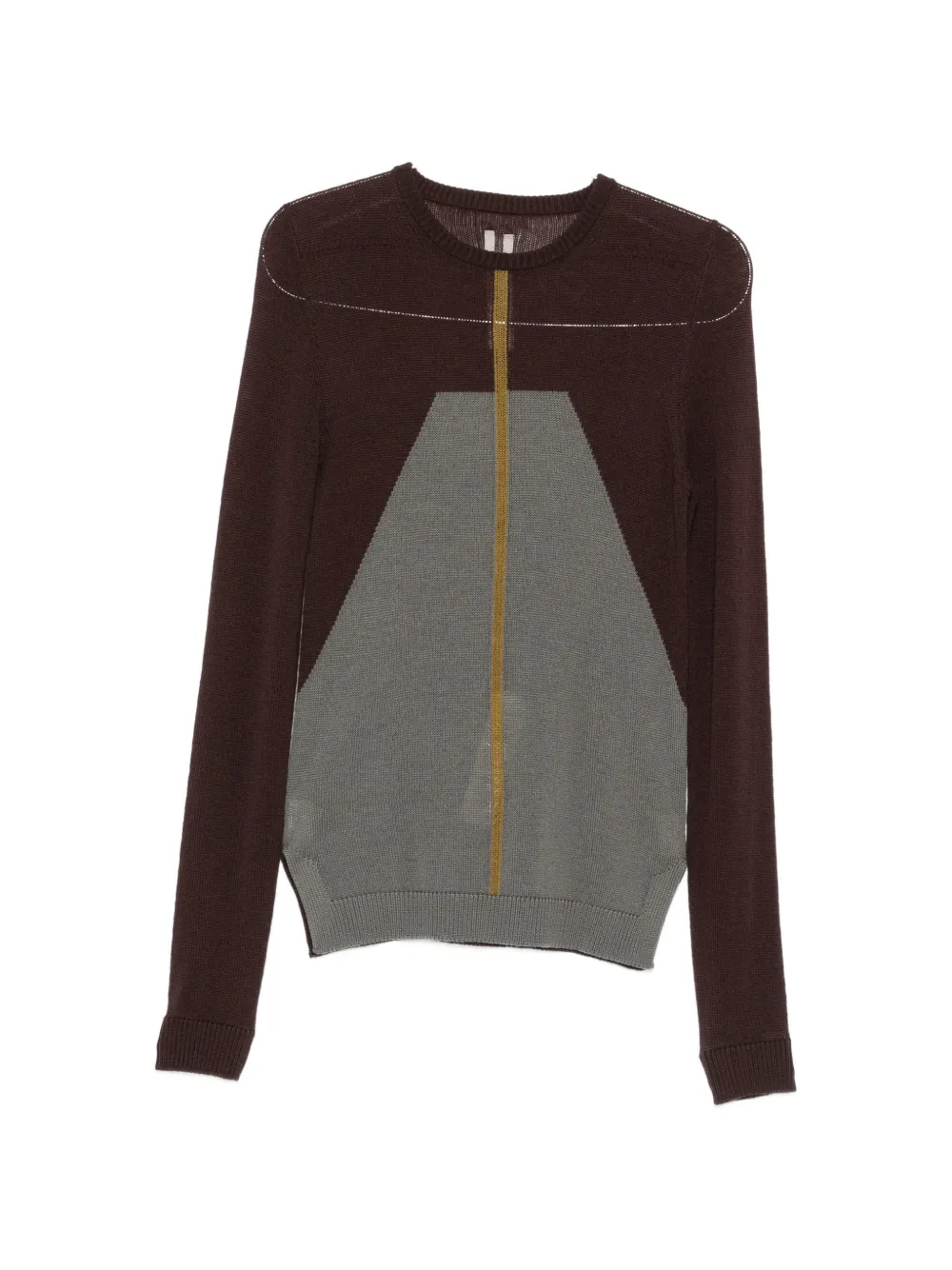 Rick Owens crew-neck sweater - Braun