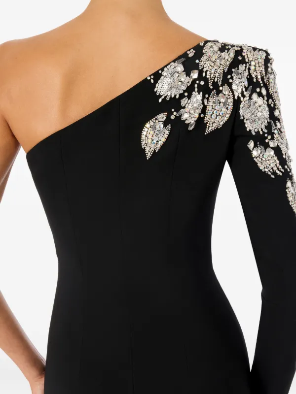 open lace back dress Mara Gown - Smoky Blue main image 1