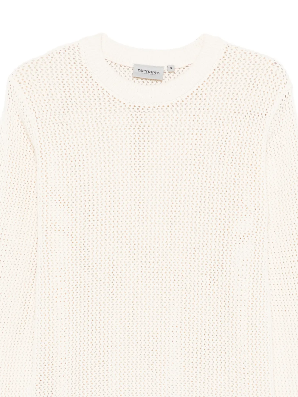 Carhartt WIP Stockton opengebreide trui Beige