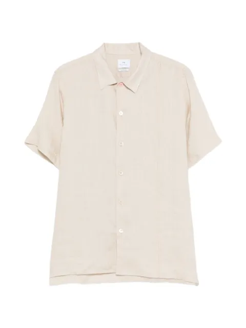 PS Paul Smith embroidered-detail short-sleeve shirt