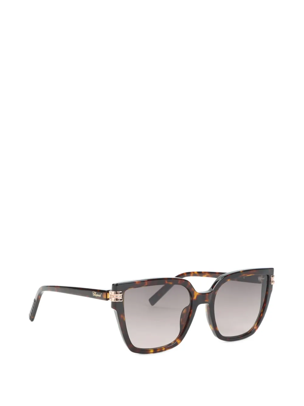  Chopard Eyewear Havana Detail Sunglasses - Brown 