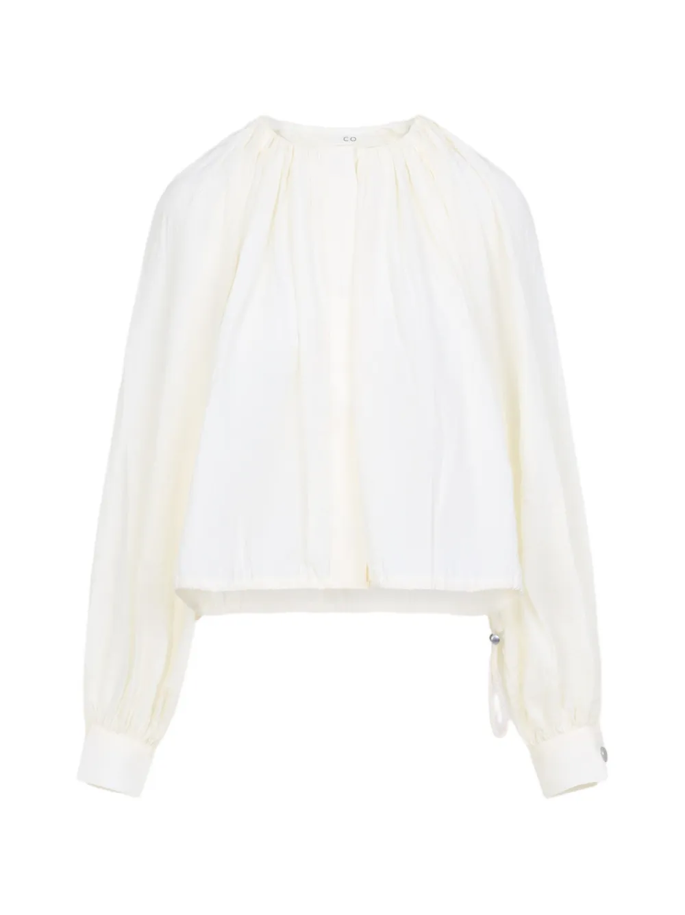 Co drawstring gathered blouse - Bianco