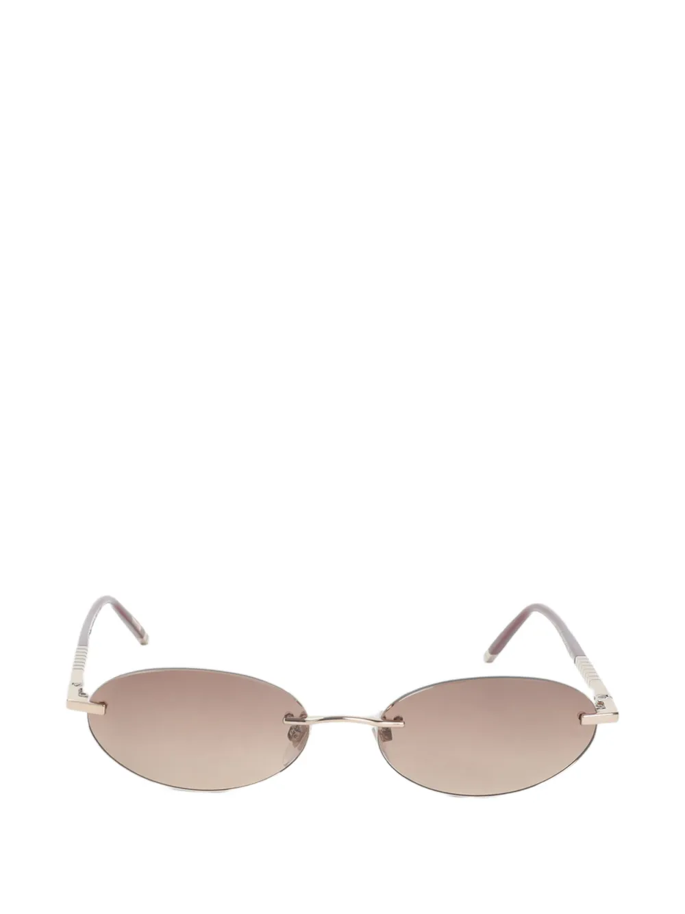 Chopard Eyewear rimless oval-frame sunglasses - Oro